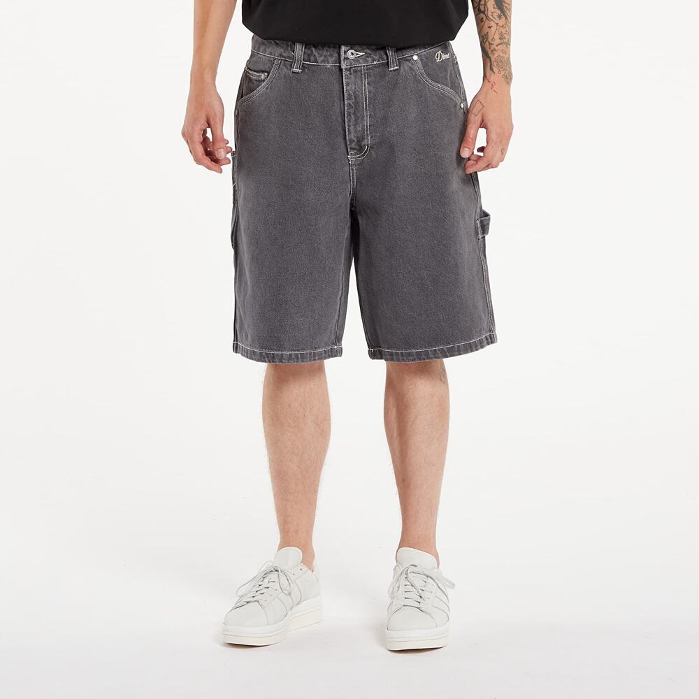Dime Men's 30 Faded Black Classic Utility Denim Shorts Streetwear Skate I2-8
